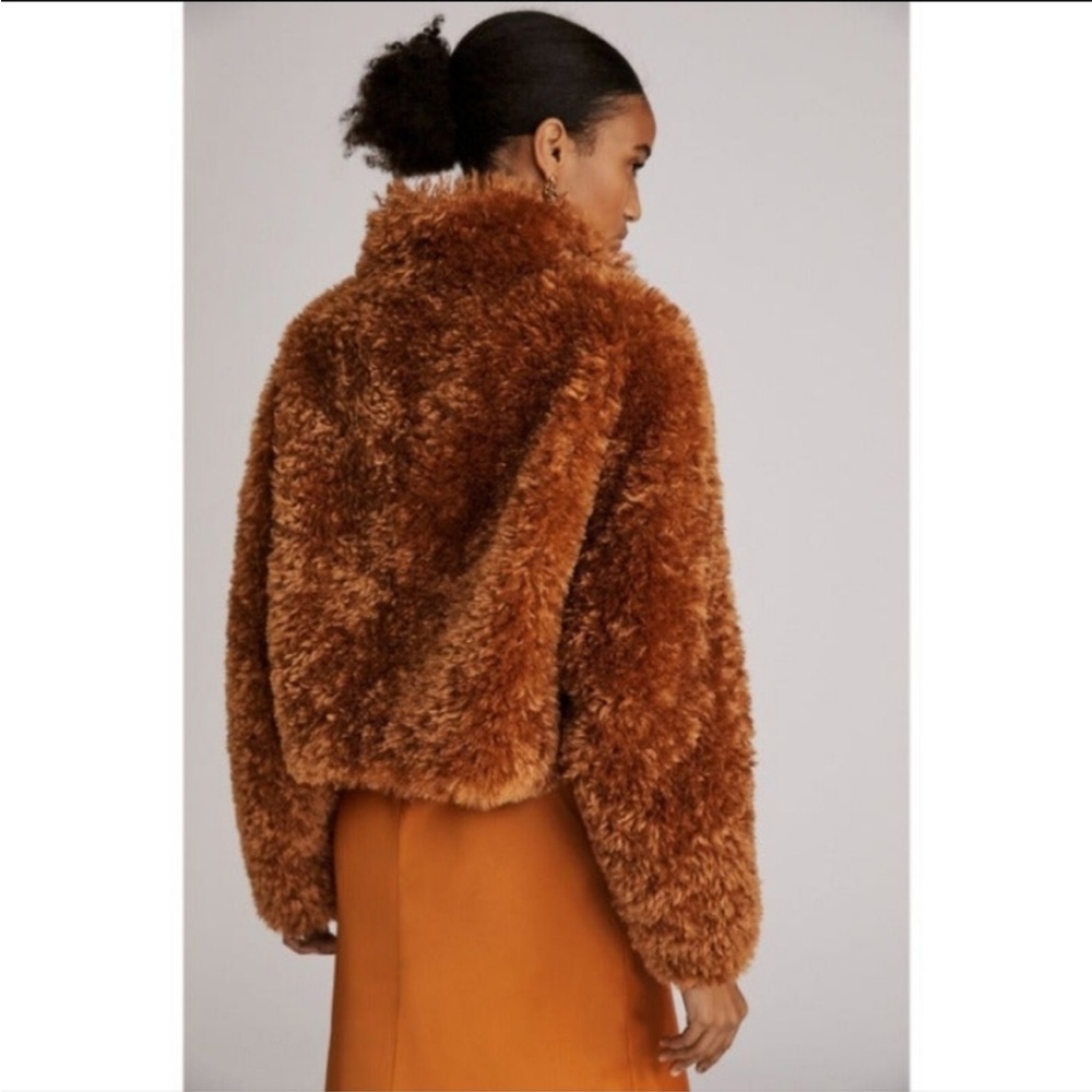 Maeve by Anthropologie Teddy Zip-Up Coat Size XL - Picture 4 of 16